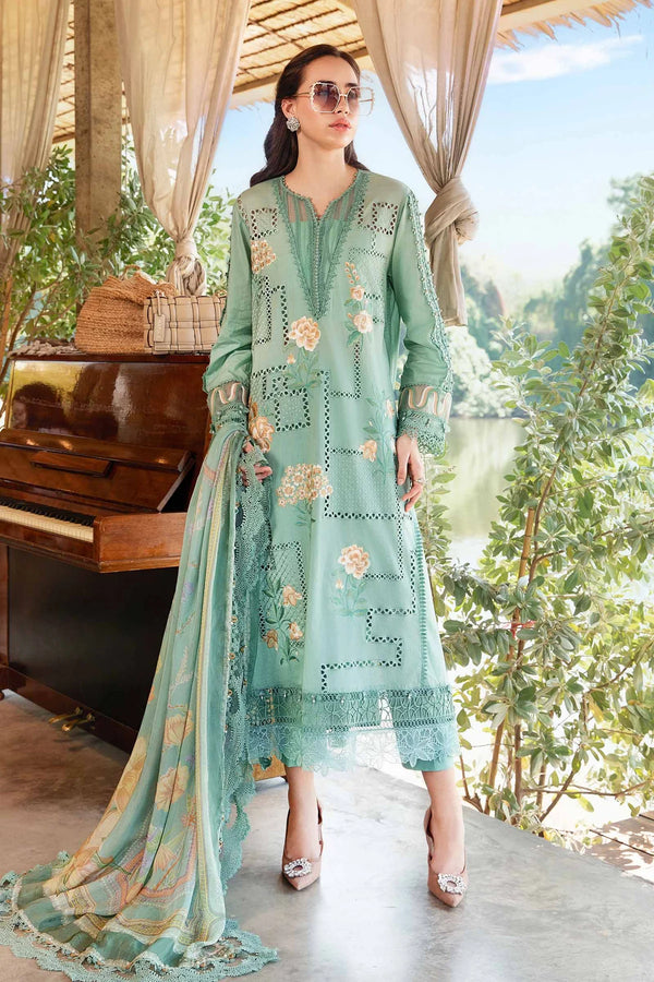 Maria B MPT-1-B Three Piece Printed Lawn Suit