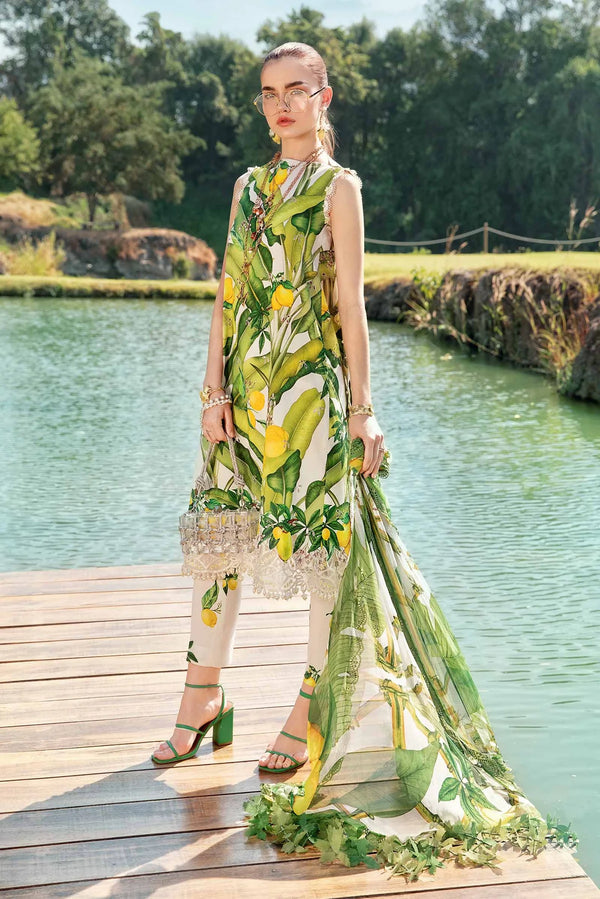 Maria B MPT-3-A Three Piece Printed Lawn Suit