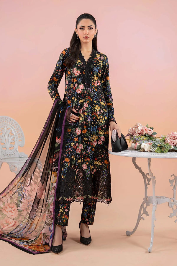 Maria B MPT-7-B Three Piece Printed Lawn Suit