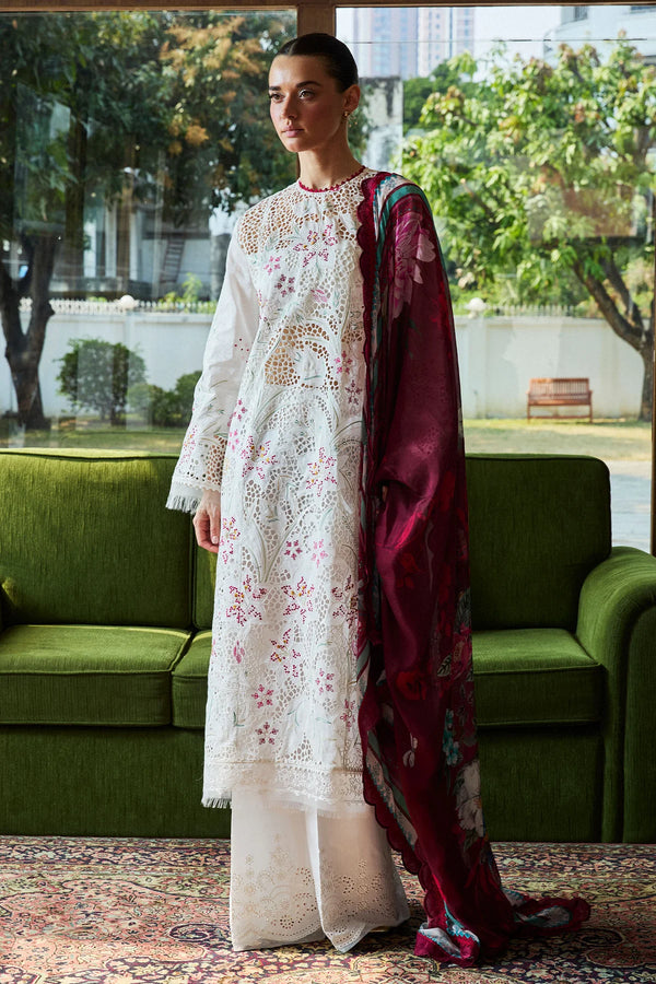 Zara Shahjahan - D3-A Umi Three Piece Embroided Lawn